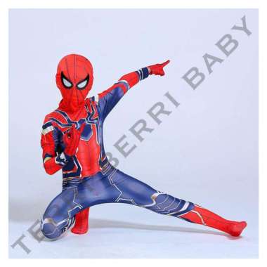 KOSTUM COSPLAY SPIDERMAN IRON SPIDER KOSTUM IRON SPIDER - XS