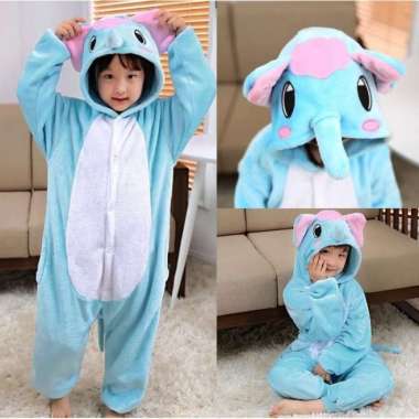 BAJU ANAK BONEKA DUMBO GAJAH PIYAMA KOSTUM 91455 140CM ANAK