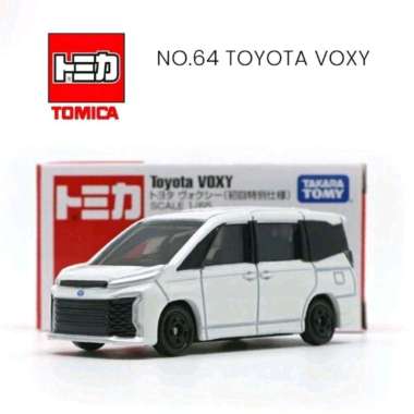 TOMICA TOYOTA VOXY WHITE PUTIH #64 TAKARA TOMY DIECAST MOBIL MPV SUV FAMILY CAR KADO MAINAN ANAK DIE