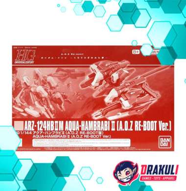 BANDAI Plamo HG ARZ-124HBIIM Aqua-Hambrabi II [A.O.Z Re-Boot Ver]