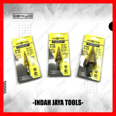 HASSTON Mata Bor Pagoda SPIRAL Multi 3-12 4-20 4-32 mm Step Drill Besi 0501-017 4-20MM