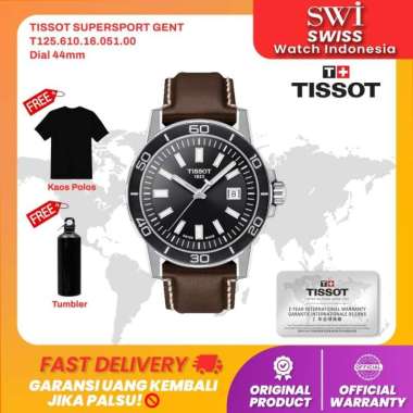 Jam Tangan Pria Analog Tissot T125.610.16.051.00 Supersport Gent