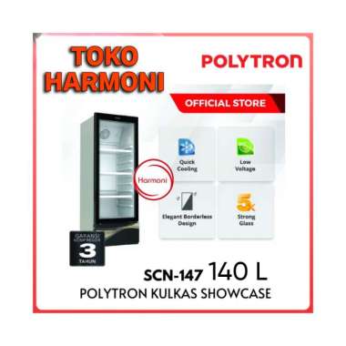 SHOWCASE POLYTRON KULKAS PENDINGIN MINUMAN KULKAS SHOWCASE PENDINGIN MINUMAN FREE ONGKIR SERANG SCN 147