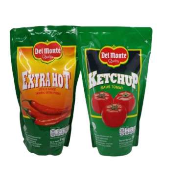 Delmonte Saus Tomat / Saos Sambal Extra Hot 1kg Saus Tomat