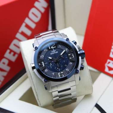 JAM TANGAN PRIA EXPEDITION E6605 E 6605 SILVER BLUE ORIGINAL