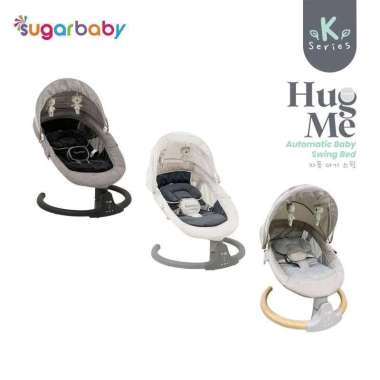 Sugarbaby Hug Me K-SERIES Automatic Baby Swing Bed/ Ayunan Bayi Grey