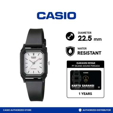 Casio LQ-142-7EDF Quartz Resin Band Jam Tangan Wanita Black
