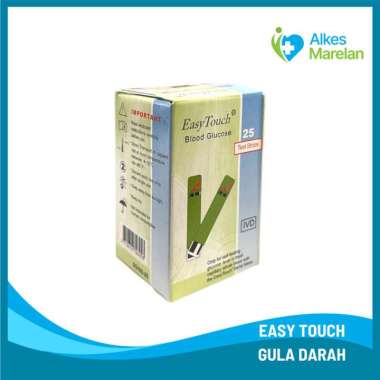 EASY TOUCH - Strip Gula Darah isi 25 / Strip Blood Glucose EasyTouch