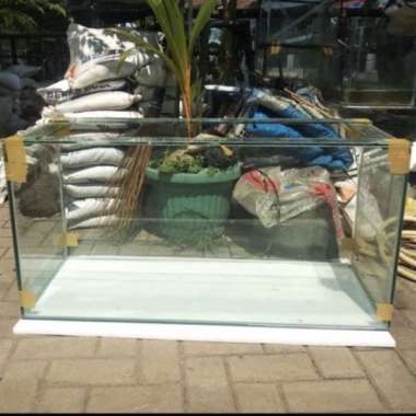 AQUARIUM KACA UKURAN 100x40x50cm KACA 8mm FULL Multivariasi Multicolor