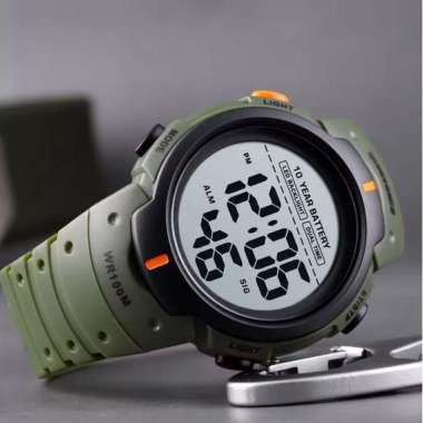 Jam Tangan Digital Pria Waterproof 100M 1560 Aneh Pria Anti Untuk Olahraga Casual Jarum Runing Divig