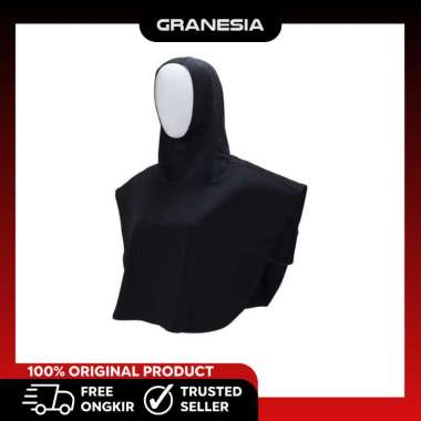 ASTEC Isyana Women's Long Hijab ASCHJW3FF2BL|Jilbab Olahraga|Baju Muslim Sporty HIjab L