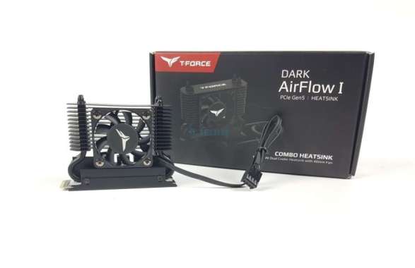 Team T-Force DARK Airflow GE PRO SSD 4TB NVMe M.2 2280 PCIe Gen5 - SSD 4TB NVMe