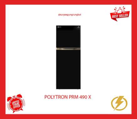 KULKAS POLYTRON 2 PINTU 350 LITER - PRM 490 X