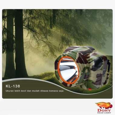 Senter Kepala Dony KL-138 / Senter Kepala Dony KL-138 LORENG / Senter Kepala Dony KL-138 SINAR KUNIN