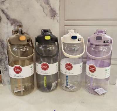 BOTOL MINUM FASHION 2 FUNGSI 2389 2000ml DAN 2399 1500ml ADA SEDOTAN 2000ml Hitam