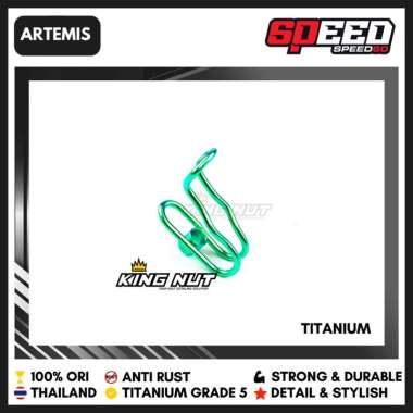 Gantungan Barang Motor Baut Titanium Grade 5 Thailand King Nut Gantungan + Baut Artemis