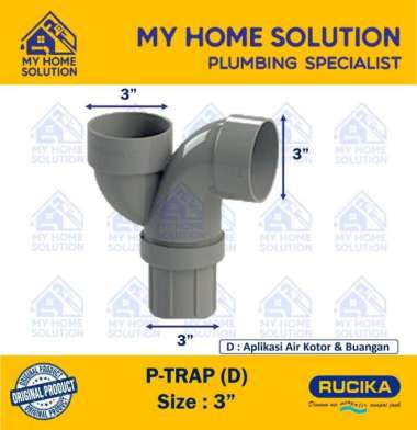 PTRAP | P-TRAP 3" RUCIKA Tipe D
