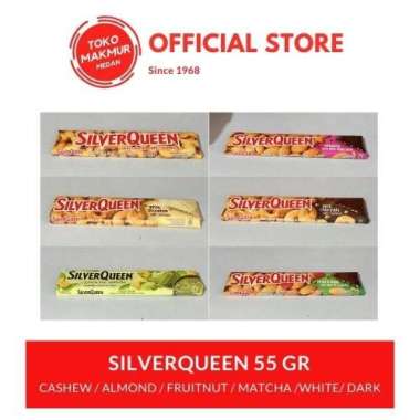 SILVERQUEEN 55 GR - COKLAT DARK