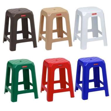 Lion Star "ESPANA" Bangku Tinggi / HIGH STOOL - Kursi Bakso Baso Merah