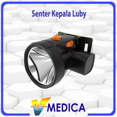 Head Lamp LUBY / Senter Kepala / Lampu Kepala 7W Baterai 1800mAh Bisa Charge Bisa Cas