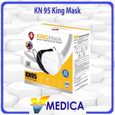 Masker KN95 King Mask Masker 5ply / Masker Kesehatan HITAM