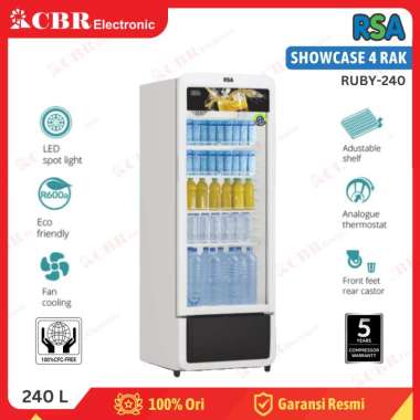 Showcase Display Cooler RSA 4 Rak RUBY-240