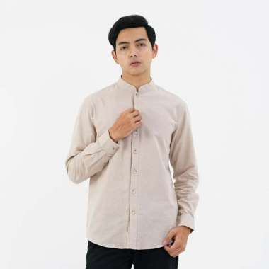 Greenlight Men's Koko Shirt Long Sleeve Regular Fit Oxford Bavari OL-C100225 White S