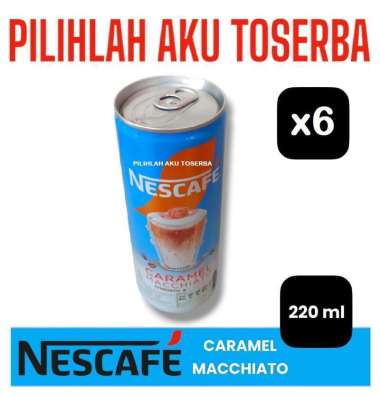 Promo Harga Nescafe Ready to Drink Caramel Macchiato 220 ml - Blibli