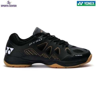 New Sepatu Badminton Yonex Pyro Black / Gold 40