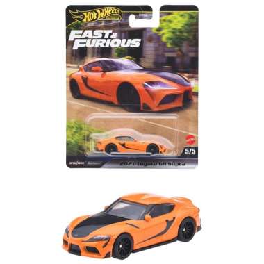 Hot Wheels Premium 2021 Toyota GR Supra Fast & Furious FF Orange