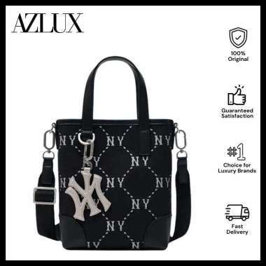 Promo Mlb Korea Dia Monogram Jacquard Mini Cross Bag - Ny