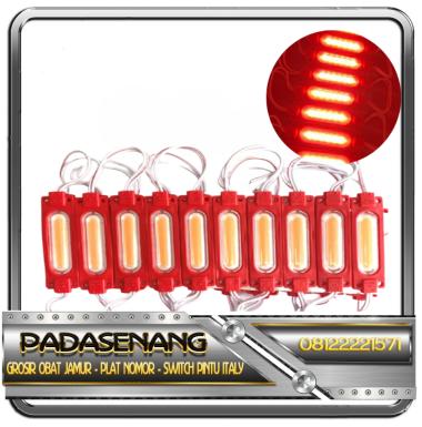 Lampu LED modul 24 Volt COB Plasma/LED Kolong DRL, Senja Super Terang Merah