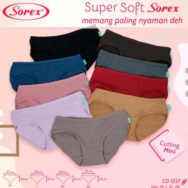 Celana dalam super soft sorex / Underware wanita sorex M L XL XXL XL