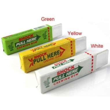 Shock Chewing Gum Mainan Kejut Permen Karet Elektrik Prank Listrik Toy