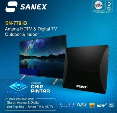 ANTENA TV SANEX SN777 INDOOR/OUTDOOR DIGITAL ANALOG HDTV DVB-T/H ADTB