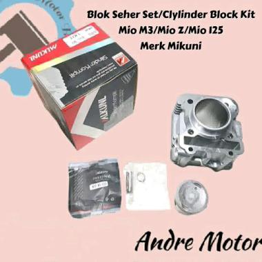 Blok Seher Set/Clylinder Block Set Mio M3,Mio Z,Mio 125 Merk Mikuni