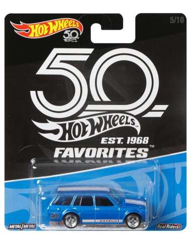 Hot Wheels 71 Datsun Bluebird 510 Wagon Blue Hotwheels