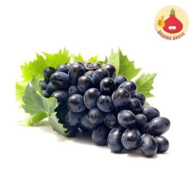 Anggur Hitam/ Anggur Hitam Tanpa Biji 500gram - BawangBagus