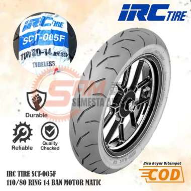 Ban Luar IRC SCT005F 110/80 Ring 14 Tubeless Motor Vario PCX Aerox