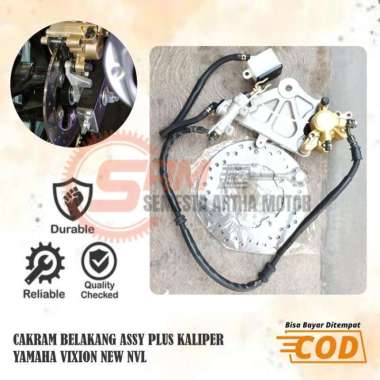 Cakram Belakang Assy Yamaha Vixion New NVL Plus Kaliper Master Rem
