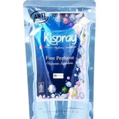 Kispray Pewangi dan Pelembut Refill Pouch Elegante Sapphire 200 mL -