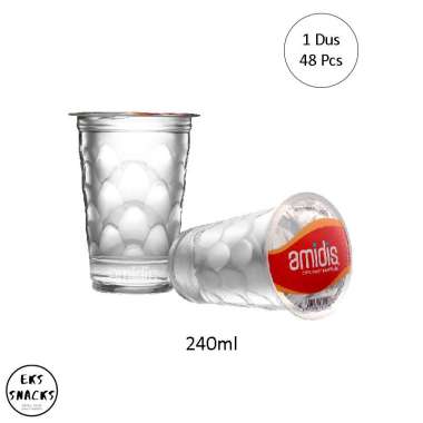 AMIDIS Gelas/Cup 240ML [1 Box 48 Pcs]