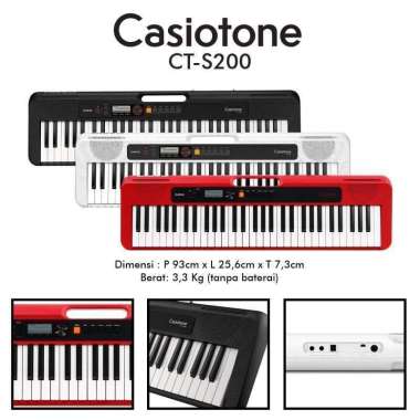 Casio CTS200 / CT-S200 / CTS 200 / CT S200 Keyboard putih