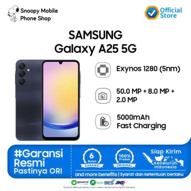 Samsung Galaxy A25 5G - A256 - 8/256GB - GARANSI RESMI SEIN Blue