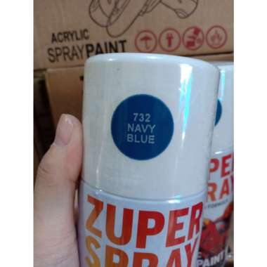 Zuper Spray Paint Pilok Pilox Cat Semprot Warna Standard 300ml Hitam, Clear, Putih, Hijau, Merah, Bi