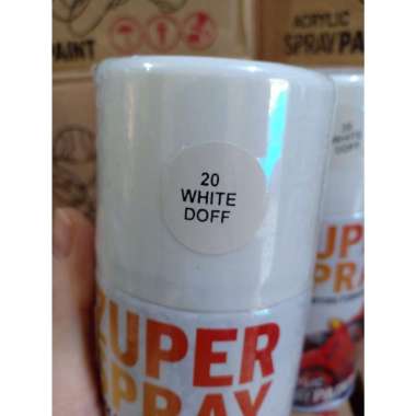 Zuper Spray Paint Pilok Pilox Cat Semprot Warna Standard 300ml Hitam, Clear, Putih, Hijau, Merah, Bi