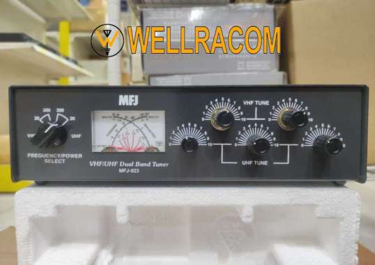 MFJ 923 TUNER DUAL BAND 144/430 MHZ 30/300W UHF-F SWR WATTMETER ORI