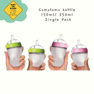Comotomo bottle 250ML Single Pack / Botol susu Hijau