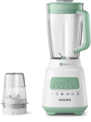 PHILIPS HR 2221 BELENDER BLENDER PLASTIK 2 LITER -Garansi Resmi 2 tahun Green