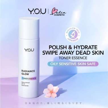 YOU Radiance Glow Series | Purifying Facial Face Foam Wash | Sabun Cuci Wajah | Sakura Extract | 3X 